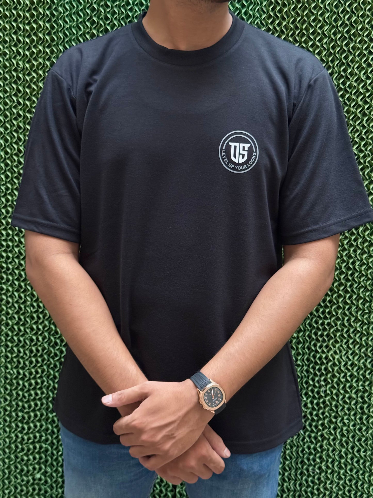 DROP-SHOULDER (BLACK)