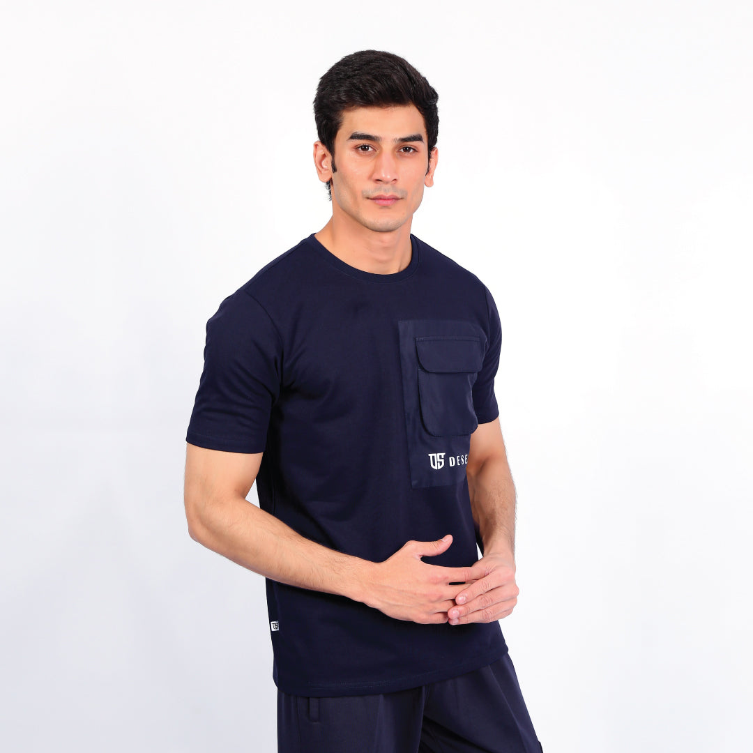 Navy DSN Pocket Tee