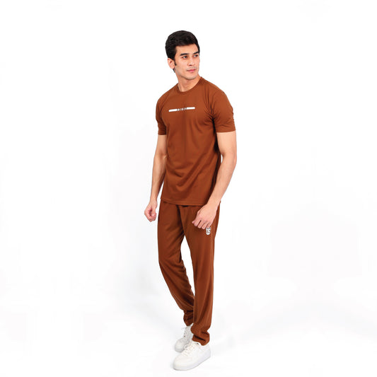 Brown Hazel Hues Tracksuit