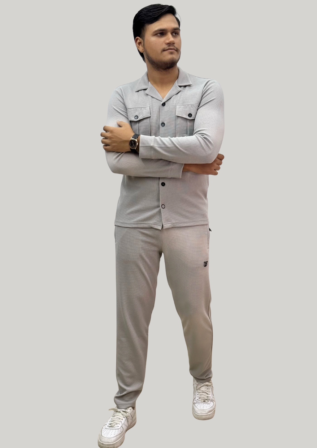 SAFARI SUIT (L-GREY)