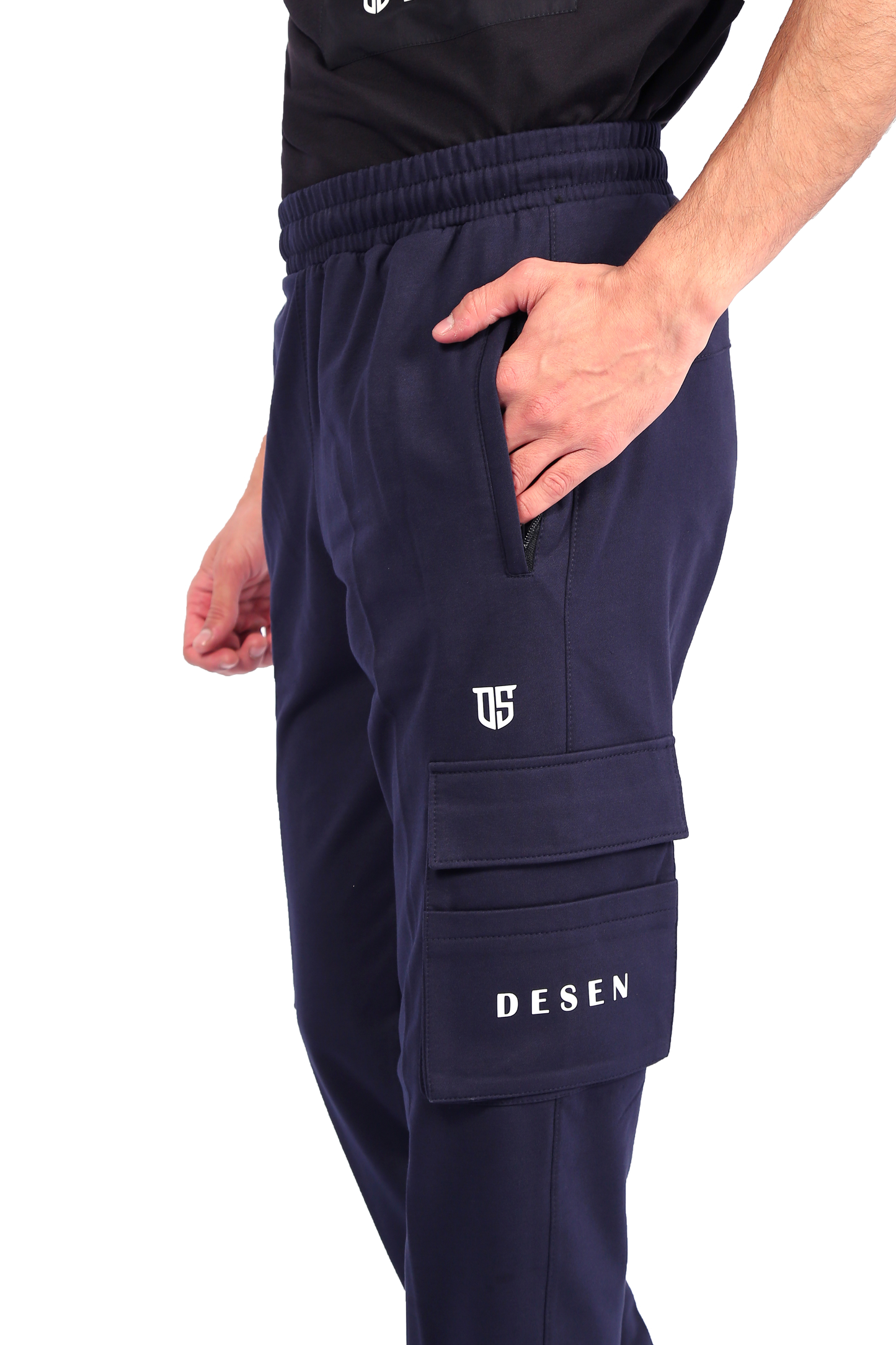 Navy Pocket Trousers