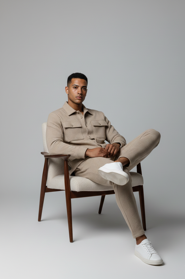 Cotton Safari Suit