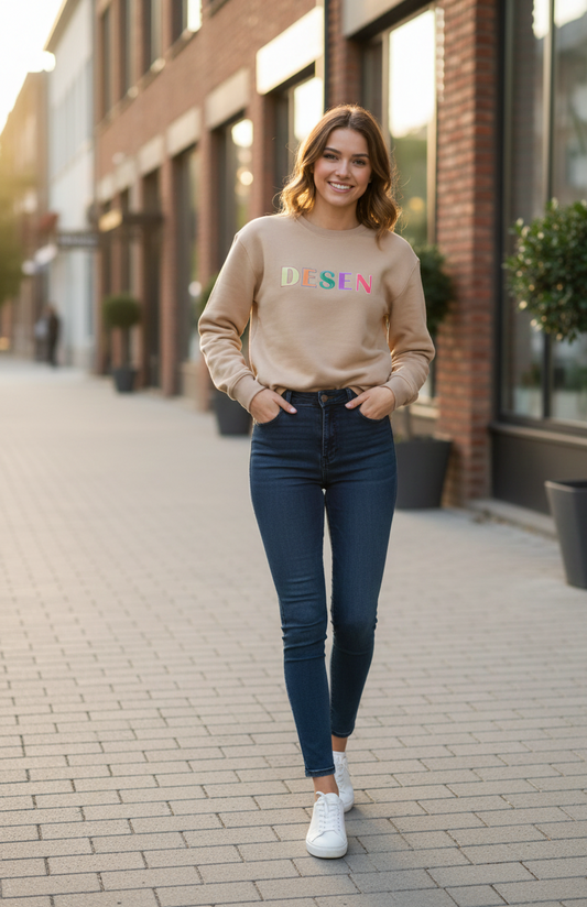 WOMEN SWEATSHIRT (beige)