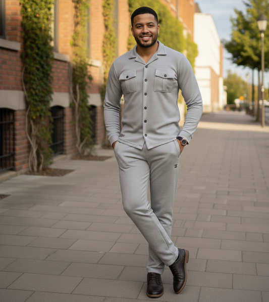 SAFARI SUIT (L-GREY)