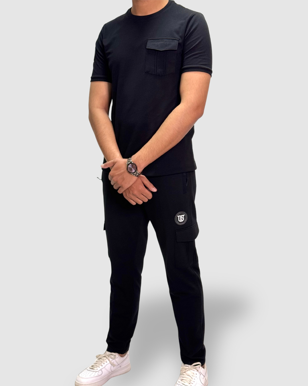 EdgeLine Cargo Tracksuit (Black)