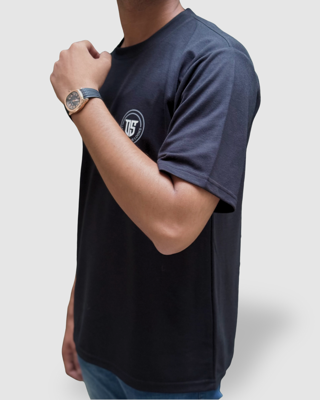 DROP-SHOULDER (BLACK)