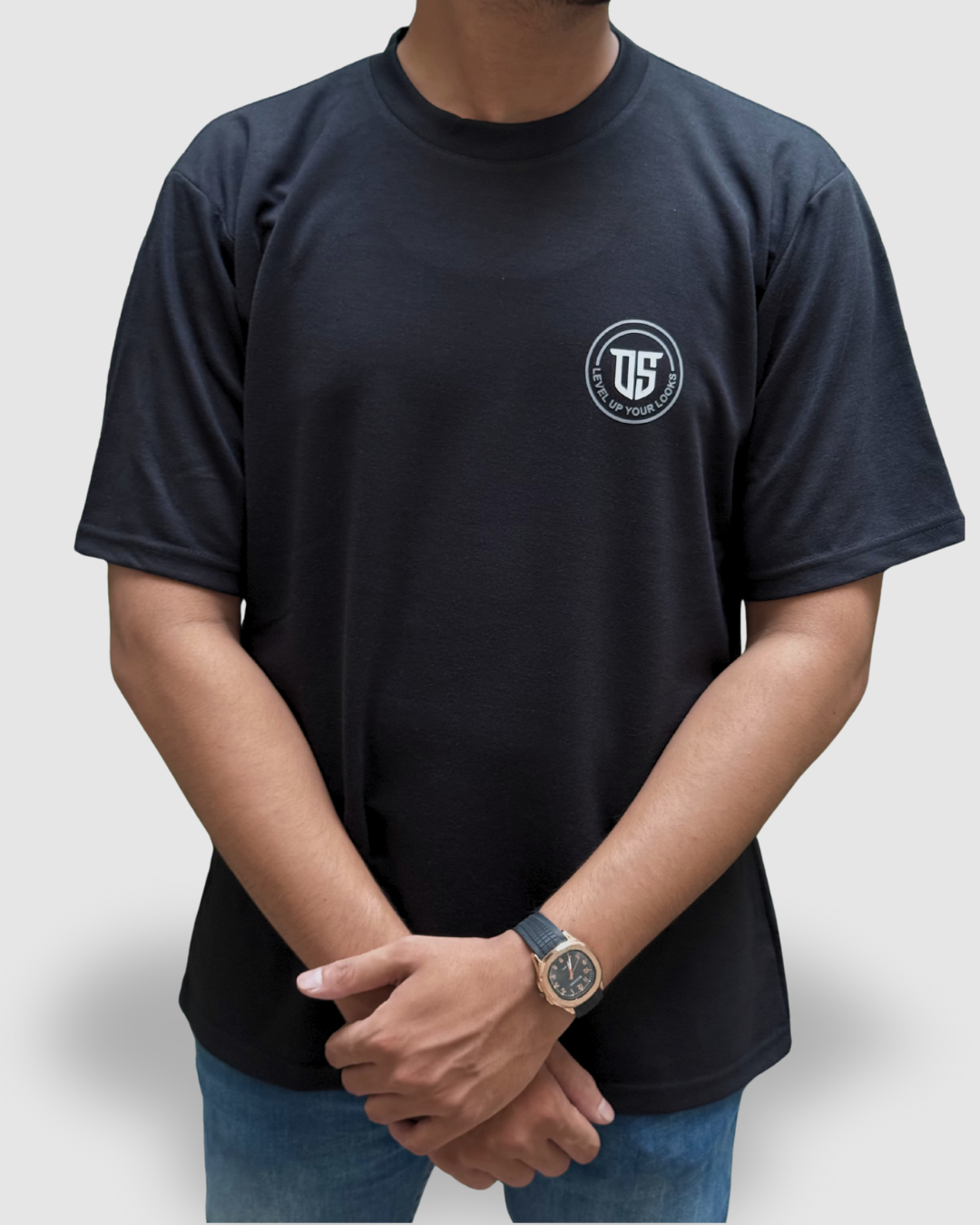 DROP-SHOULDER (BLACK)