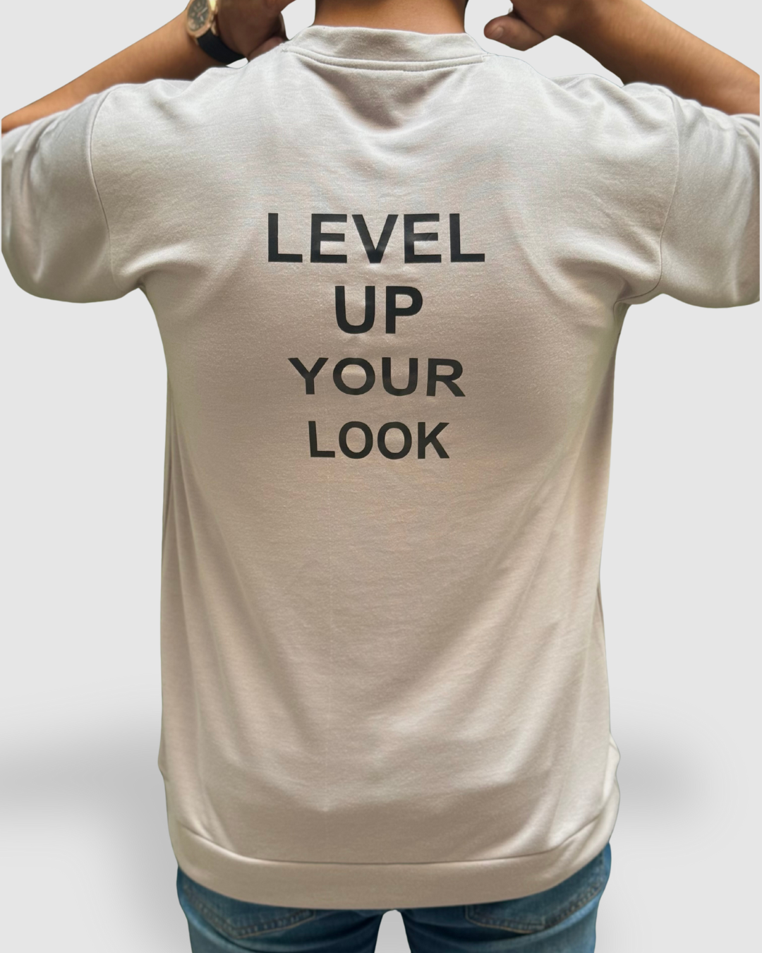 BAGGY T-SHIRT (L-GREY)