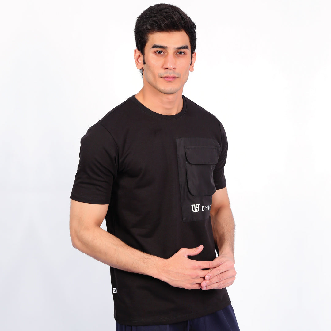 Black DSN Pocket Tee